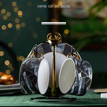 Load image into Gallery viewer, Yolife Creative Mug With Spoon Rhombic Pattern  Milk Coffee Cup Afternoon Tea Set Travel Mug Ceramic Gift
